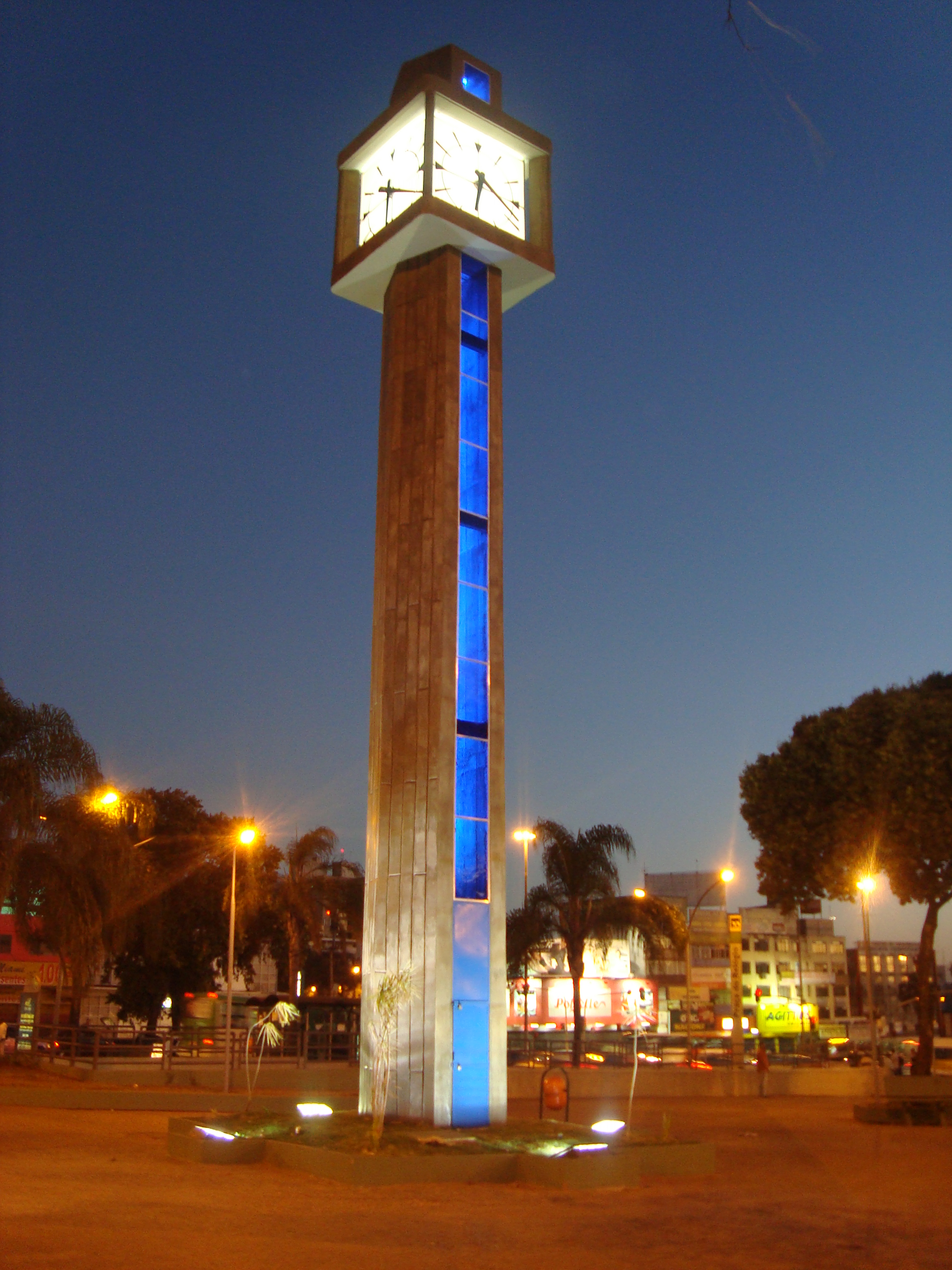 Praça do Relógio, em Taguatinga